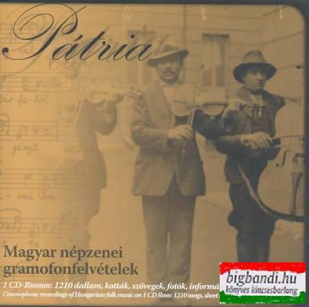 Pátria - magyar népzenei gramofonfelvételek CD-ROM