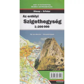   Az erdélyi Szigethegység 1:200000 - Táj- és útleírás, várostérképek