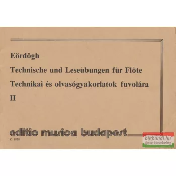   Eördögh János - Technikai és olvasógyakorlatok fuvolára II.