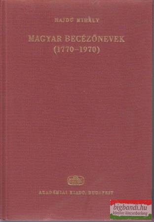 Magyar becézőnevek (1770-1970)