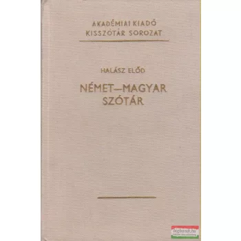 Halász Előd - Német-magyar szótár