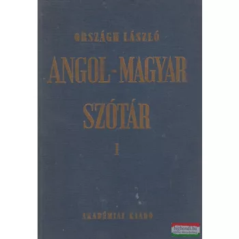 Országh László - Angol-magyar szótár I-II.