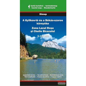 A Gyilkos-tó és a Békás-szoros környéke 1:15000