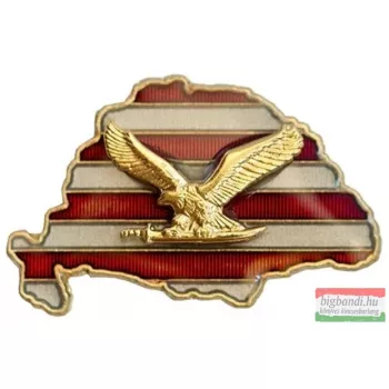   Kitűző - Nagy Magyarország, Árpádsávos aranyozott turullal