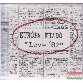 Európa Kiadó: Love 82 CD