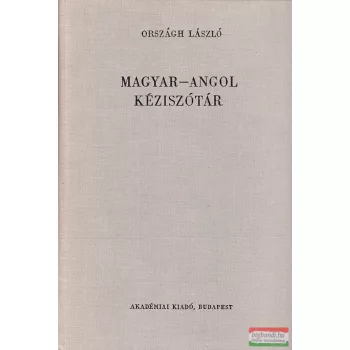 Magyar-angol kéziszótár