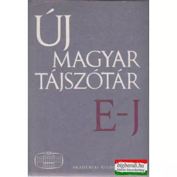 Új magyar tájszótár E-J