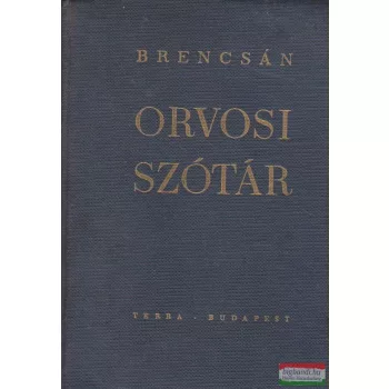 Brencsán János - Orvosi szótár
