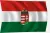 Címeres magyar zászló 200x100 cm