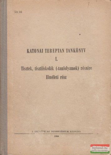 Katonai tereptan tankönyv I.