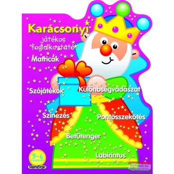 Karácsonyi játékos foglalkoztató - Lila