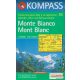 Monte Bianco - Mont Blanc 1:50 000