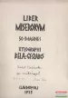 Gy. Szabó Béla - Liber Miserorum