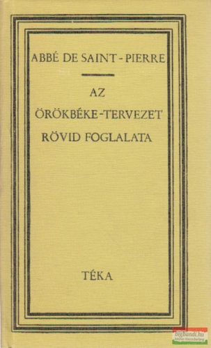 Az örökbéke-tervezet rövid foglalata