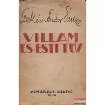 Gelléri Andor Endre - Villám és esti tűz