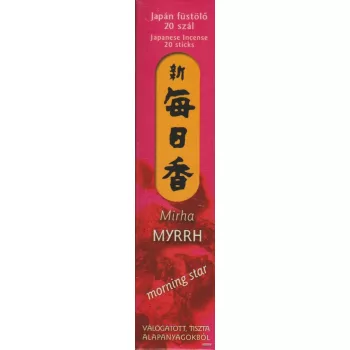 Morning Star japán füstölő Myrrh - Mirha