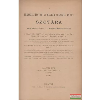 Magyar-Franczia szótár I.