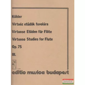 Virtuóz etűdök fuvolára III.