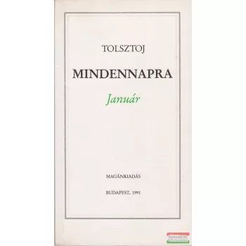 Tolsztoj - Mindennapra - Január