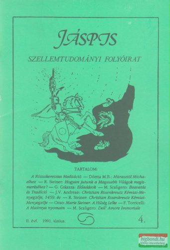 Jáspis - Szellemtudományi folyóirat 4. II. Évf. 1991 június