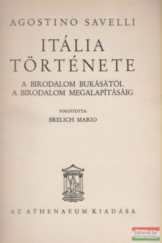 Agostino Savelli - Itália története