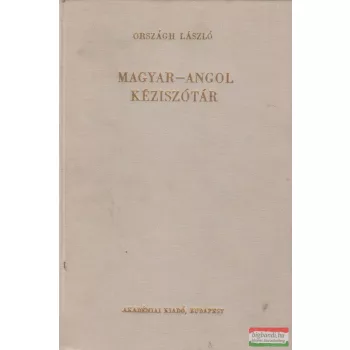 Országh László - Magyar-angol kéziszótár