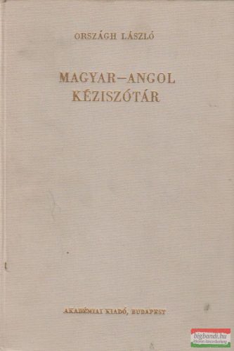 Országh László - Magyar-angol kéziszótár