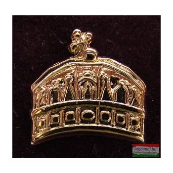 Kitűző - Magyar Szent Korona, aranyozott 