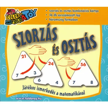 Szorzás és osztás kombinációs kártya