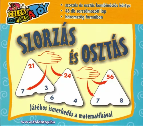 Szorzás és osztás kombinációs kártya