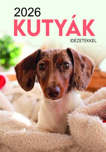 Kutyák falinaptár 2026 - idézetekkel