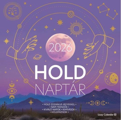 Holdnaptár fali 2026