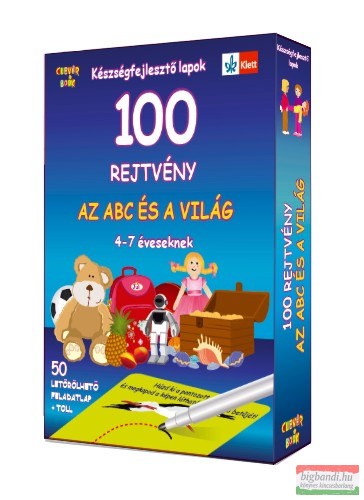 100 rejtvény - Az abc és a világ - 4-7 éveseknek 