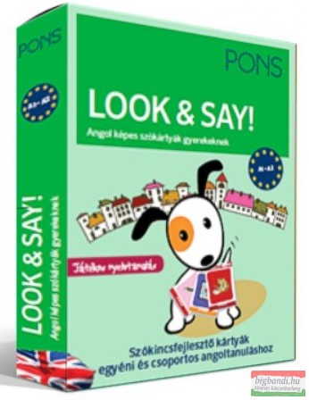 PONS Look & Say! - Angol képes szókártyák gyerekeknek 