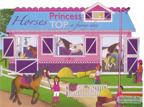 Princess TOP - Horses: a funny day (blue)