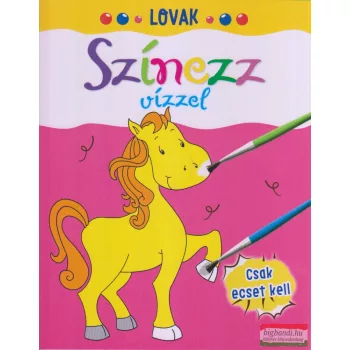 Színezz vízzel! - Lovak