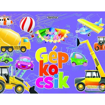 Színező matricákkal - Gépkocsik