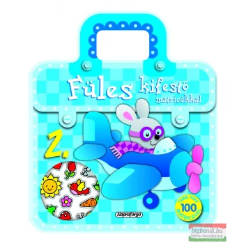 Füles kifestő matricákkal - 2. Repülő