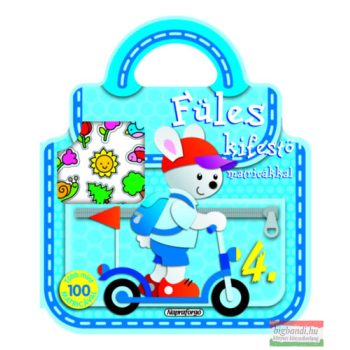 Füles kifestő matricákkal 4. - Roller 