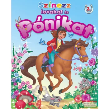 Színezz lovakat és pónikat - 2. (Vágta) 
