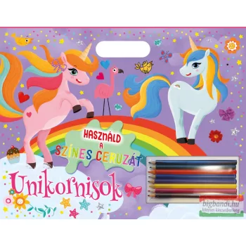 Használd a színes ceruzát - Unikornisok 