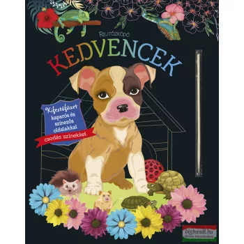   Rejtőzködő kedvencek - Kifestőfüzet kaparós és színezős oldalakkal