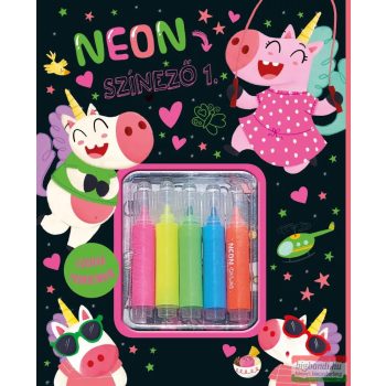 Neon színező 1. - rózsaszín 