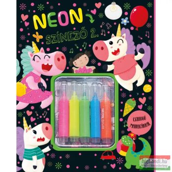 Neon színező 2. - zöld