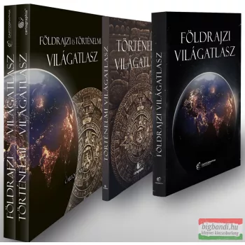   Földrajzi világatlasz és Történelmi világatlasz díszdobozban