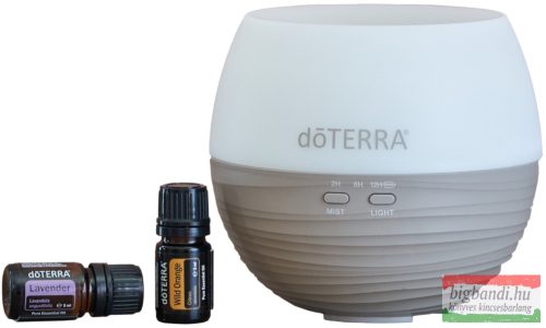 doTERRA - Petal 2.0 párologtató - ajándék levendula (5 ml) és vadnarancs (5 ml) esszenciális olajjal