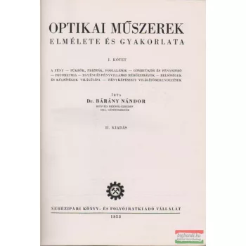 Optikai műszerek I.