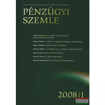 Pénzügyi Szemle / Public Finance Quarterly 2008/1.