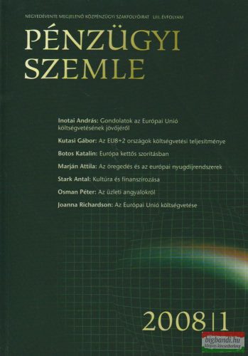 Pénzügyi Szemle / Public Finance Quarterly 2008/1.