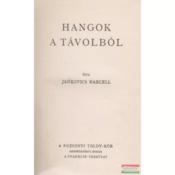 Hangok a távolból